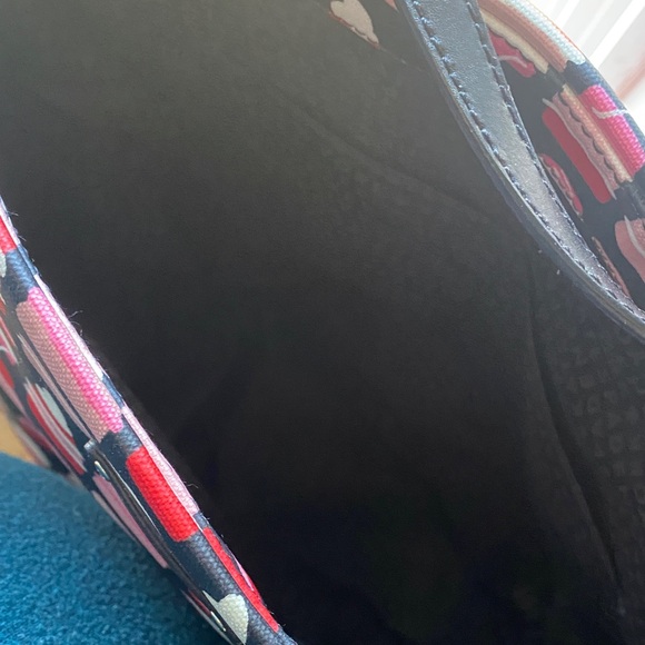 Kate Spade Black and Pink Cake Print Tote - Picture 3 of 6